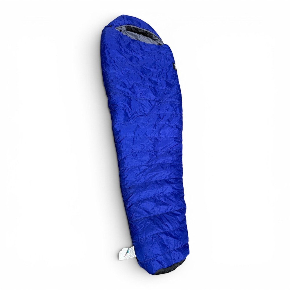 North Face Big Foot Sleeping Bag Unisex Long Blue Excellent Mummy Backpacking